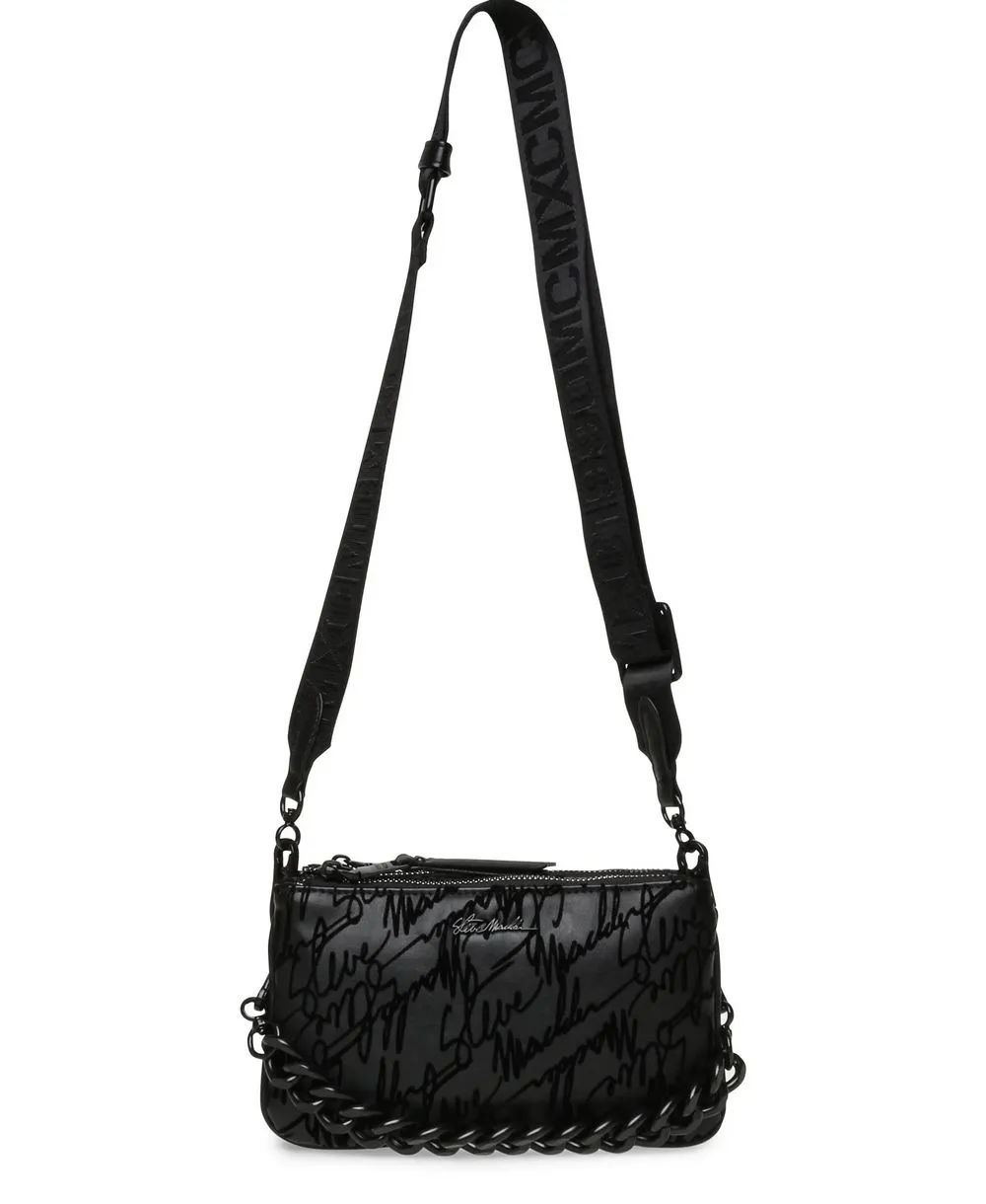 תיק צד לנשים BANIKKA שחור סטיב מאדן