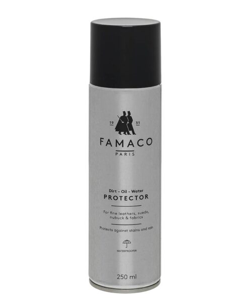 ספריי הגנה לנעליים מזמש ועור Famaco Waterproof Protector ‎250ml