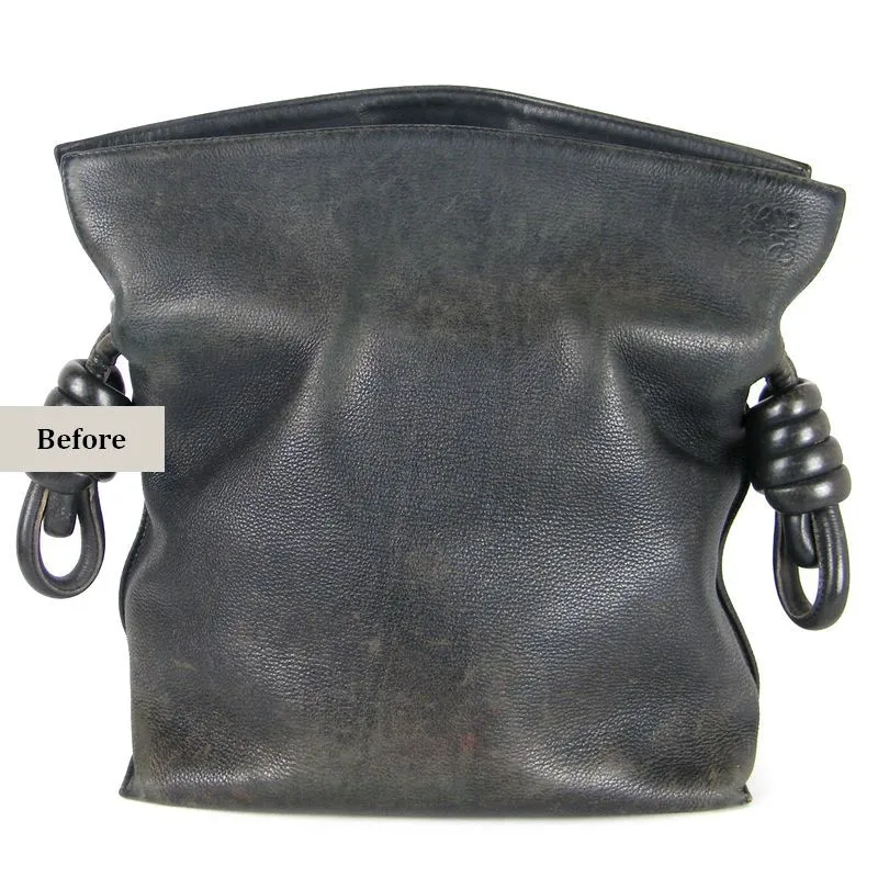 חזית תיק LOEWE לפני תהליך חידוש צבע וניקוי מקצועי חזית תיק LOEWE לפני תהליך חידוש צבע וניקוי מקצועי