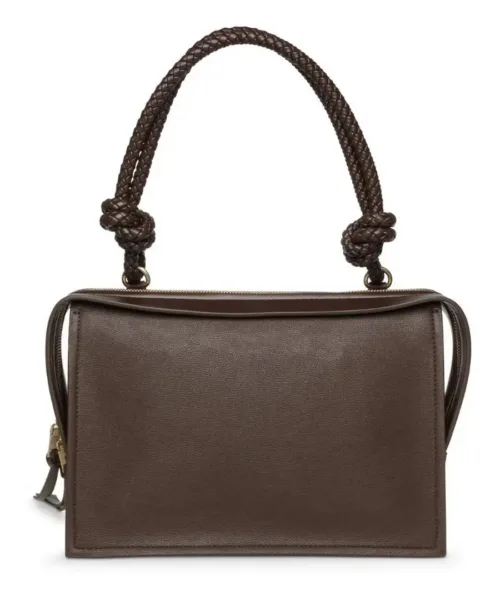 תיק צד לנשים BAMREN בחום וזהב מעצב סטיב מאדן (1)