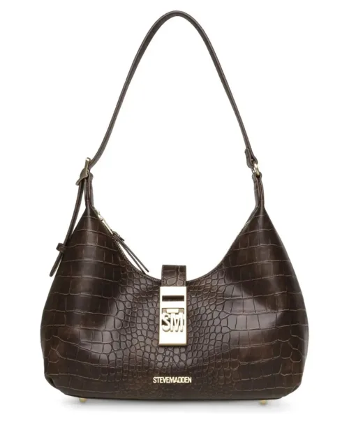 תיק צד לנשים Bovie-a בחום שוקולד מעצב סטיב מאדן (1)