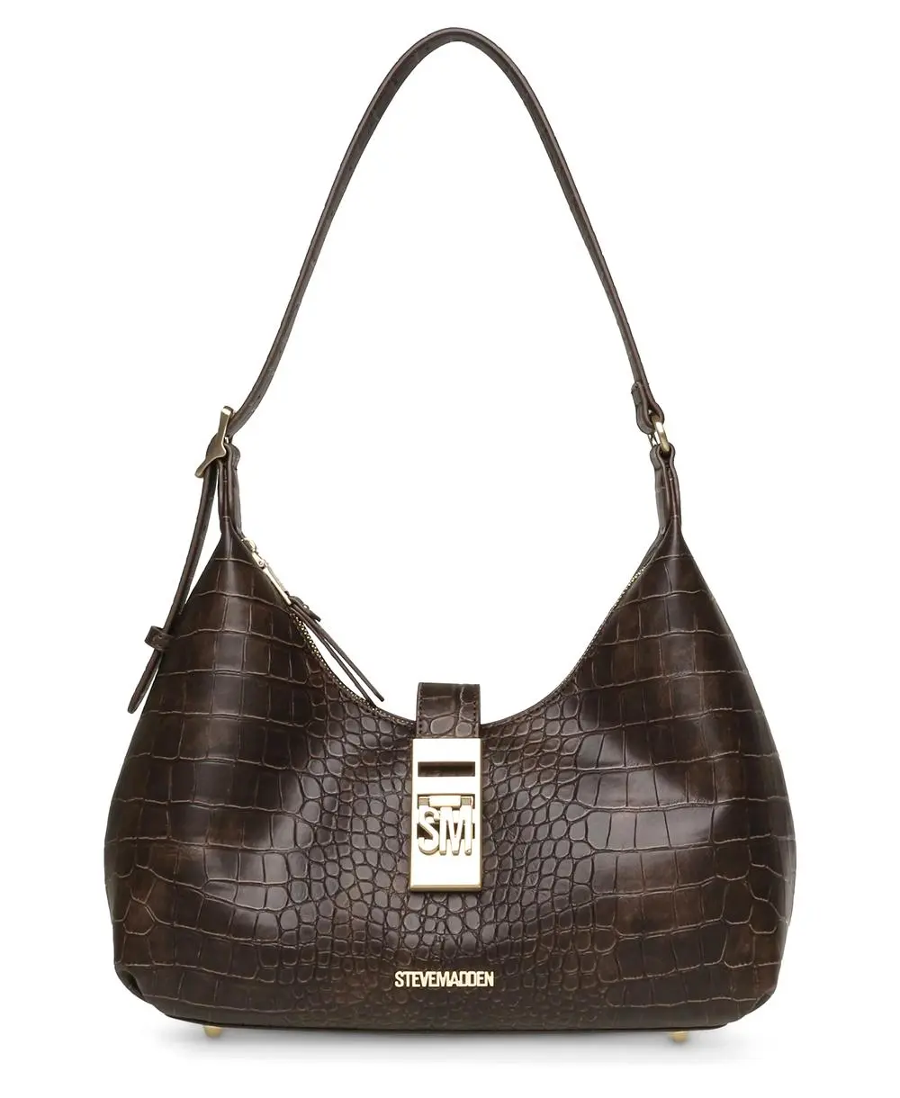 תיק צד לנשים Bovie-a בחום שוקולד מעצב סטיב מאדן (1)