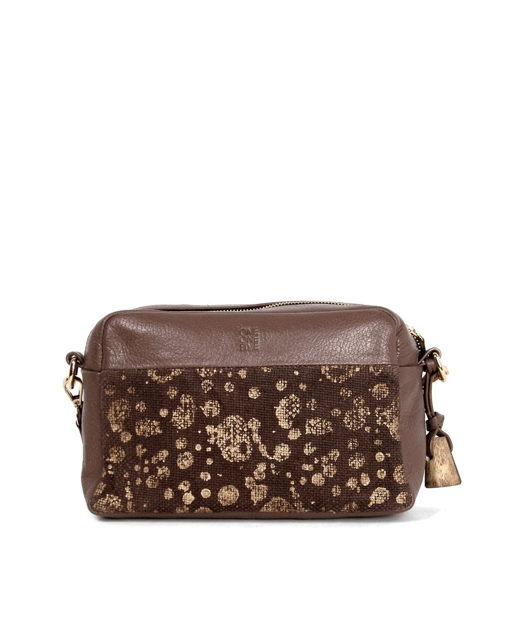 תיק לנשים קוֹסמֵטִי חום אדמה | ONE ONE FIVE – תמונה 6