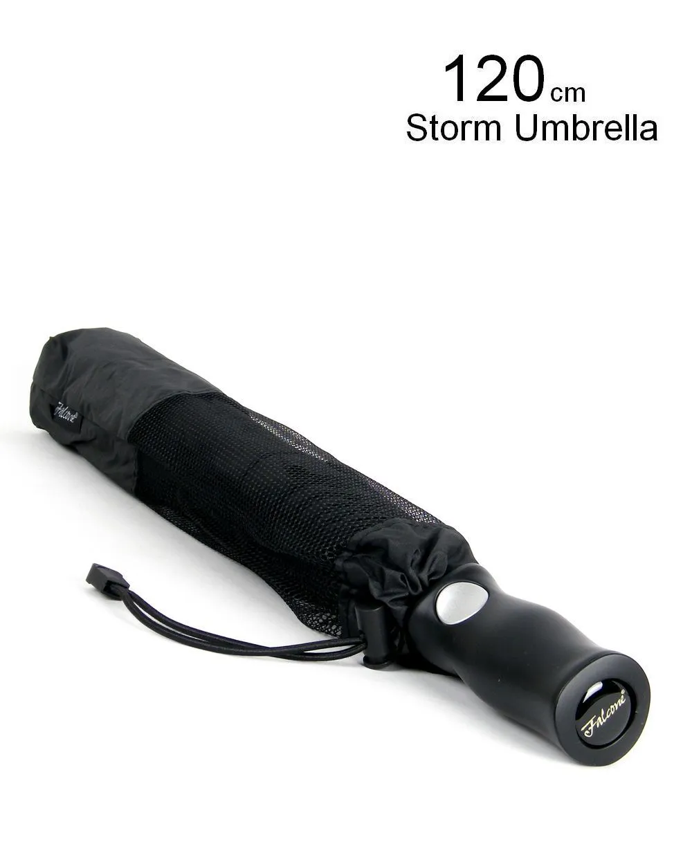 מטרייה מתקפלת חזקה וגדולה 120 ס"מ Impliva עם פתיחה אוטומטית עמידה לרוחות