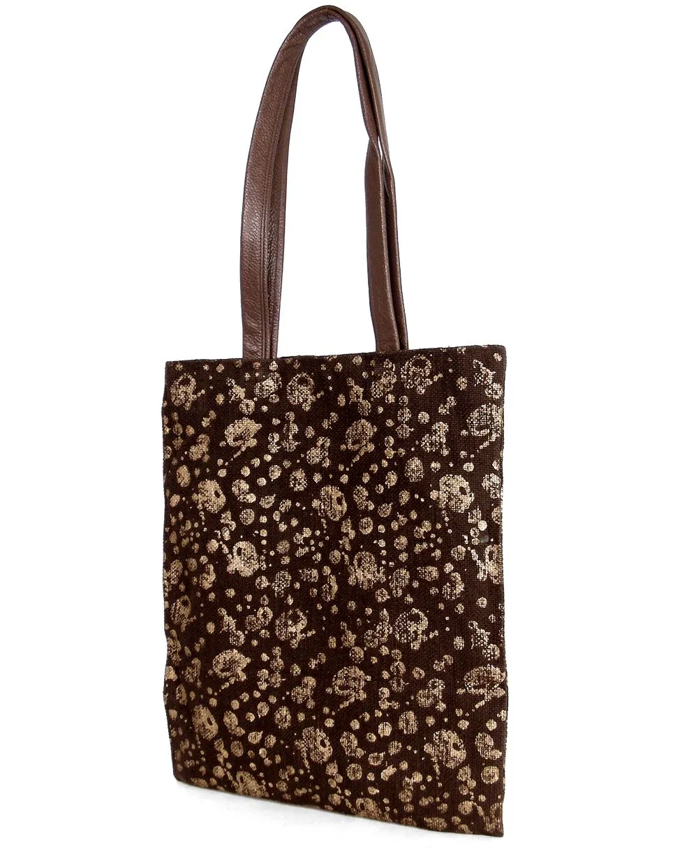 תיק צד לנשים חום אדמה מנוקד | ONE ONE FIVE – תמונה 5