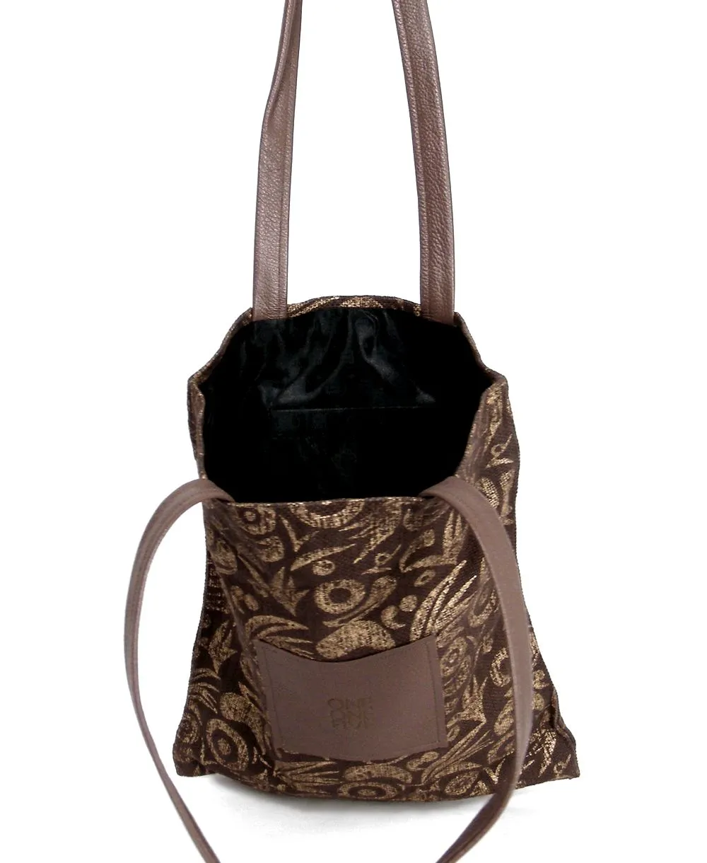 תיק צד לנשים חום אדמה הפינס | ONE ONE FIVE – תמונה 6