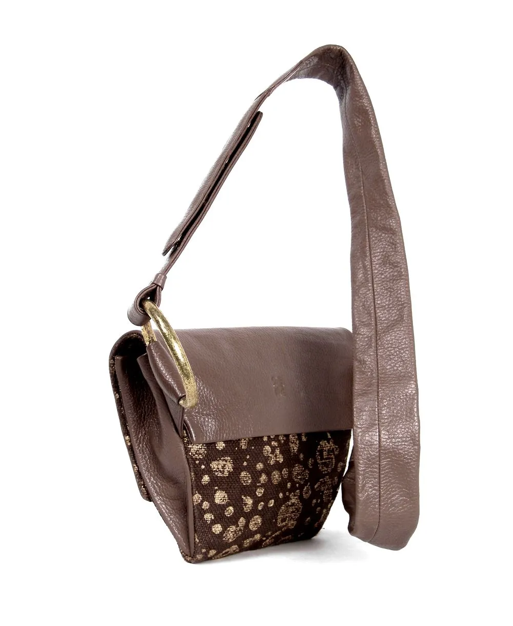 תיק פאוץ' לנשים חום אדמה | ONE ONE FIVE – תמונה 6