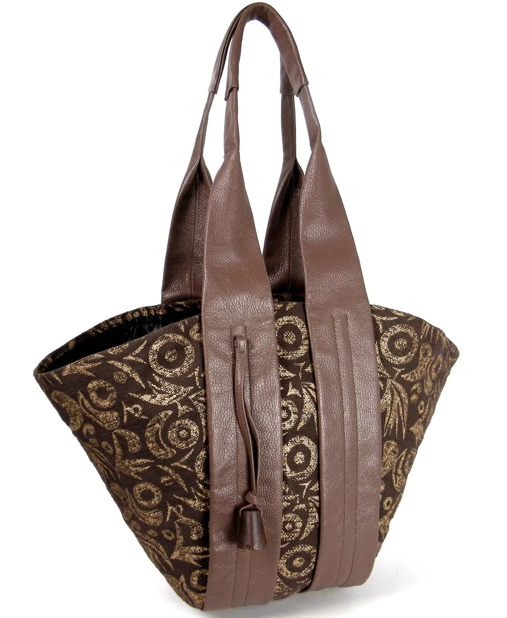 תיק סאטי חום אדמה | ONE ONE FIVE – תמונה 3