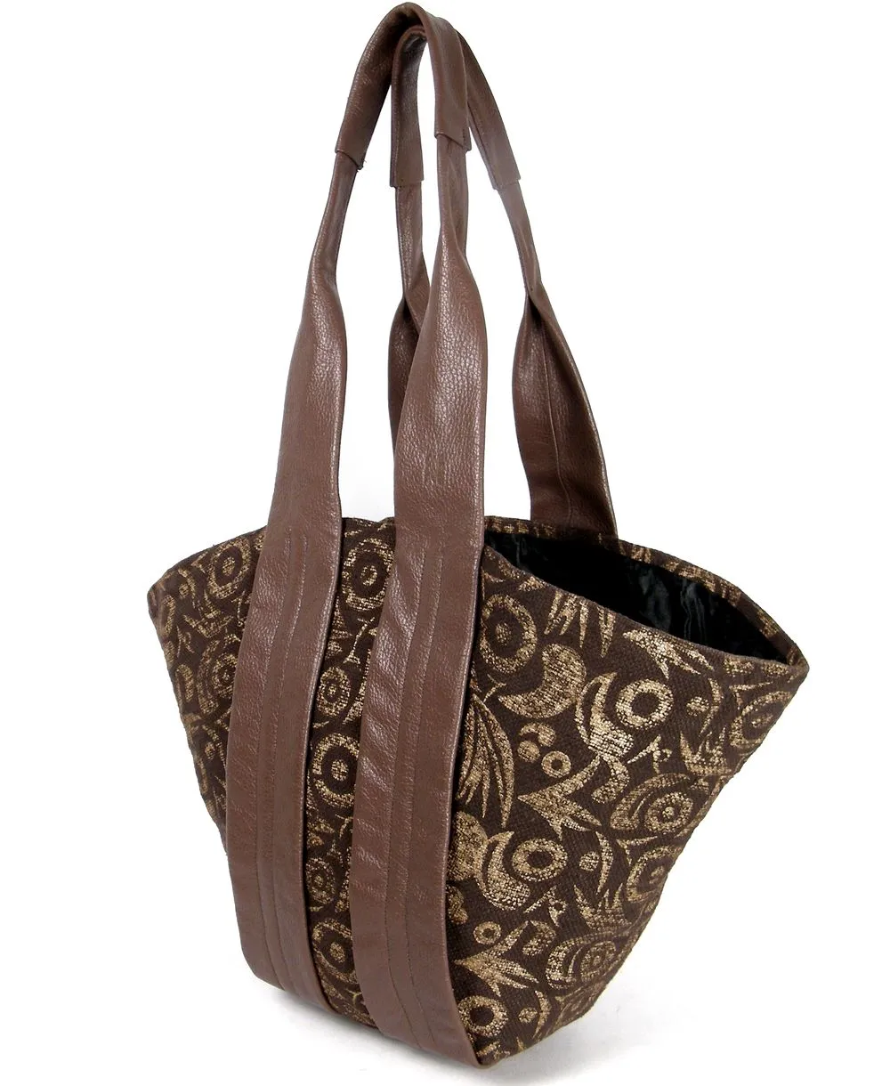 תיק סאטי חום אדמה | ONE ONE FIVE – תמונה 5