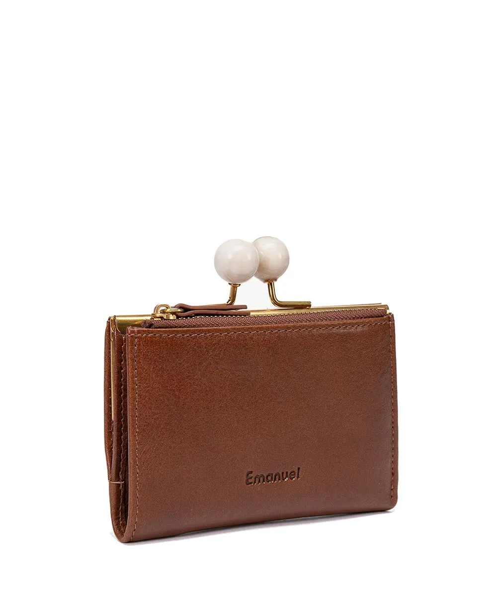ארנק לנשים איבון חום בהיר | עמנואל – תמונה 3