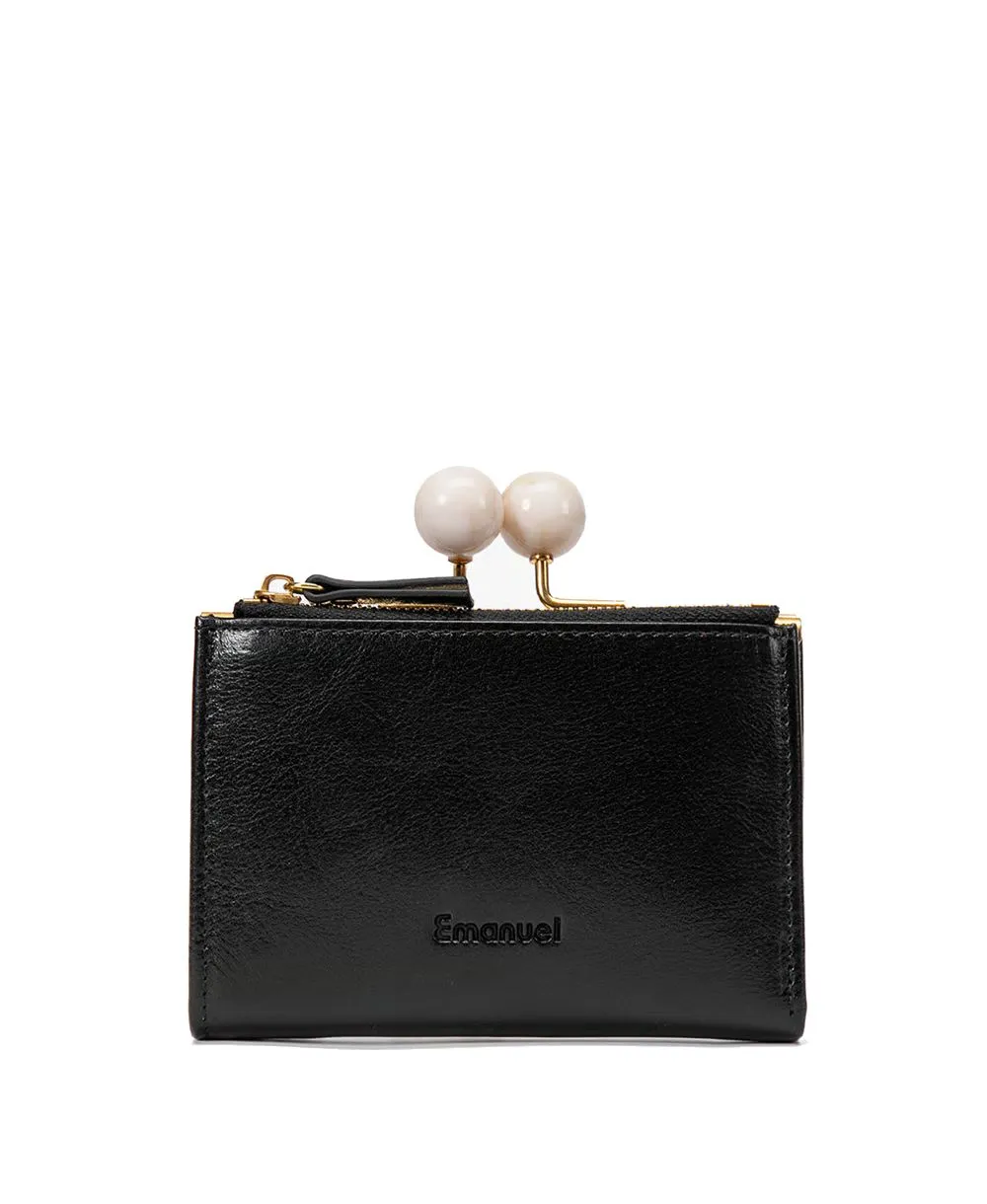 ארנק לנשים איבון שחור | עמנואל – תמונה 3