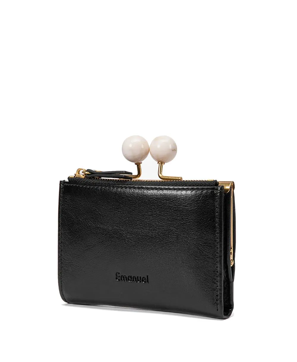 ארנק לנשים איבון שחור | עמנואל – תמונה 5
