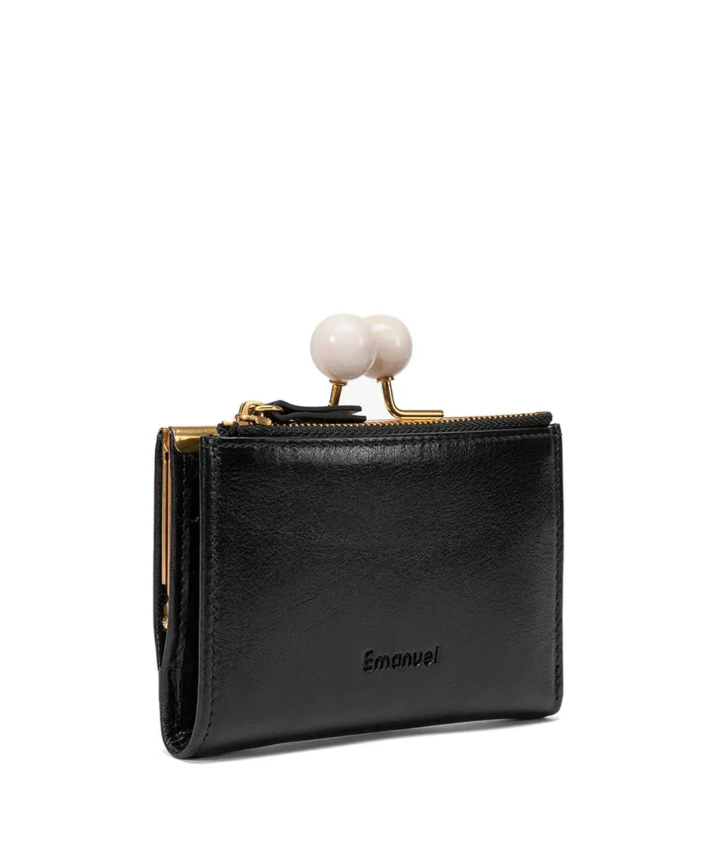 ארנק לנשים איבון שחור | עמנואל – תמונה 4