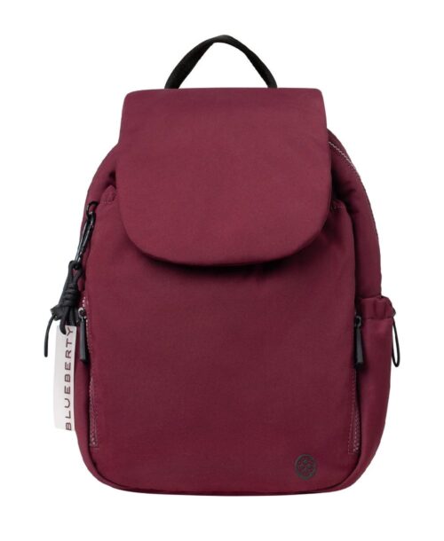 תיק גב מבד לנשים בצבע בורדו Blueberty