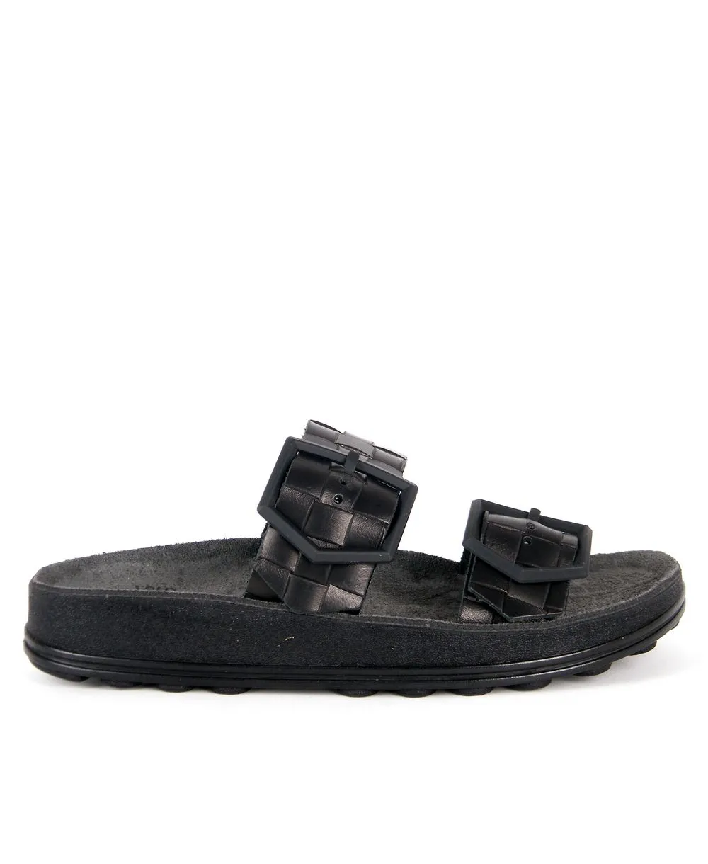 כפכפים לנשים פנטזי סנדל דגם TAYLOR קלוע שחור Fantasy Sandals