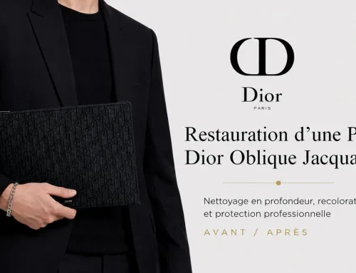 Restauration d’une Pochette Dior Oblique Jacquard