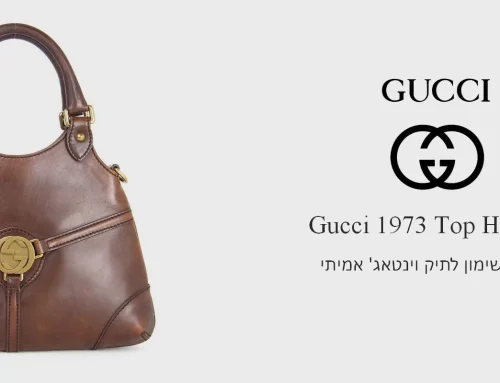 ניקוי ושימון לתיק גוצ'י וינטאג' אמיתי Gucci 1973 Top Handle