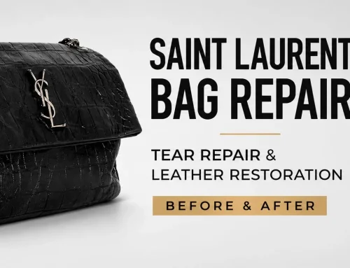Saint Laurent Bag Repair | YSL Tear Repair Before & After
